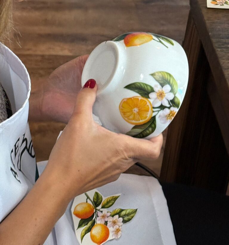 🐶 Oficina de Decalque em Porcelana – bowl para os pets